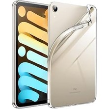 Tech Butiq iPad Kılıf Şeffaf Silikon Arka Kapak (Ipad Mini 6.nesil 8.3 Inch)