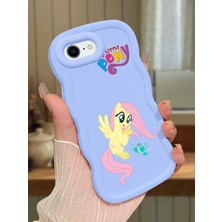Ucuc iPhone 6 Plus/6s Plus Uyumlu Mavi Silikon Kılıf Kamera Korumalı Darbe Emici Tasarım Şık Baskı Kılıf