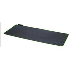 Tech Butiq Onezero ZR1001 80X30CM Rgb Mavi Petek Desenli Mouse Pad