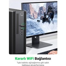 Tech Butiq 2.4 ve 5 Ghz Dual Band USB Wi-Fi Alıcı Ağ Adaptörü