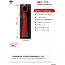 Apeksal Özel Seri Tek Taraflı Madenci Kazması Isıl Işlemli Dövme Çelik Çapa