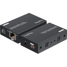 Tech Butiq HDMI Cat6 60 Metre Tv Extender Alıcı Verici Adaptör