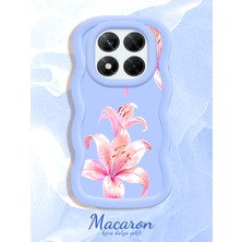 Ucuc Redmi Note 14 Pro 4g Uyumlu Mavi Silikon Kılıf Kamera Korumalı Darbe Emici Tasarım Şık Baskı Kılıf