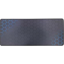 Tech Butiq Onezero ZR993 70X30CM Petek Desenli Mavi Mouse Pad