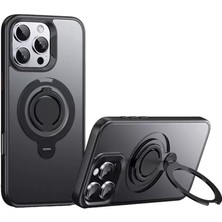 Renas Store Iphone 16 Avatar 360 Dönen Magsafe Kapak - Siyah