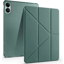 Renas Store Redmi Pad Se 4g Kılıf Kalemlikli Mars Tablet Kılıfı - Koyu Yeşil