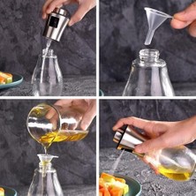 Tech Butiq Cam Sprey Yağdanlık, 200 ml Geniş Kapasiteli, Paslanmaz Çelik Başlıklı, Zeytinyağı ve Sirke Püskürtücü, Airfryer Için Eşit Yağ Dağılımı, Mutfak ve Salata Sunumuna Uygun Cam Sprey Yağdanlık