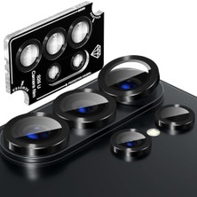 Tech Butiq Galaxy S26 Ultra Için Kolay Kurulum Aparatlı Kamera Lens Koruyucu 9h Temperli Cam Hd Görüntü Darbelere Karşı S26 Ultra Koruyucu Alüminyum Alaşım Çerçeve S26 Ultra Kamera Koruma (Siyah)