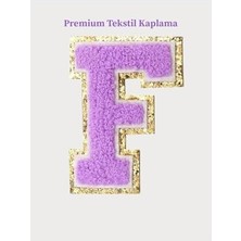 Tech Butiq Uyumlu Premium Harf /aksesuar – Tekstil Kaplama Kişiselleştirilmiş Tasarım Qncharf-F