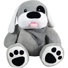 Tech Butiq Pelüş Köpek,,köpek,pelüş Köpek, Serisi,pelüş Hayvan,doldurulabilir Hayvan,pelüş Ayıcık (Gri)