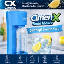 Cimenx Soda Makinesi – Blue Edition Soda Maker
