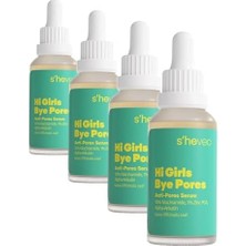 Tech Butiq She Vec Hi Girls Bye Pores Yüz Serumu (4 Paketi)