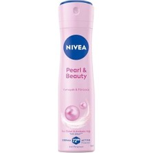 Tech Butiq Kadın Sprey Deodorant Pearl&beauty 150 ml + El Kremi Koruyucu Bakım, 75 ml