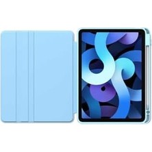 Tech Butiq - iPad 11.nesil 2025 Kılıf Nayn Dönebilen Standlı Kılıf - Koyu Yeşil - Beyaz 1