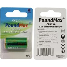 Tech Butiq CR123A 3 V DL123A / EL123A / CR123A / CR17345 CR123 Lityum-Iyon Fotoğraf Pili