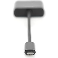 Tech Butiq USB Tip C Grafik Adaptörü, USB Type-C - HDMI Tip A, 4K Ultra Hd 30Hz, Plastik, Siyah