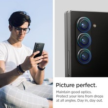 Tech Butiq Galaxy Z Fold 6 ile Uyumlu Kamera Lens Camı Koruyucu Kolay Kurulum Glas.tr Ez Fit Optik Pro (2 Adet) - AGL07970