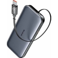Mcdodo MC-5920 10000mAh 45W Dahili USB-C Kablolu LED Ekranlı Powerbank