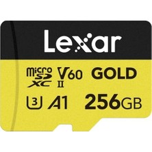 Tech Butiq 256GB Professional Gold V60 280MB Uhs-Iı Micro Sd Hafıza Kartı