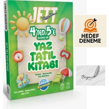 Ünlüler Karması Jett 4ten 5e Yaz Tatil Kitabı Hedef Deneme