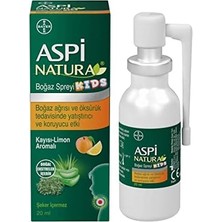 Tech Butiq Aspinatura Kids Boğaz Spreyi Kayısı Limon 20 ml