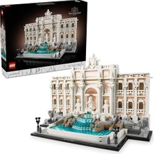 Tech Butiq Architecture Trevi Çeşmesi 21062 - Yetişkin Kadın ve Erkekler Için Palazzo Poli ile Okeonos, Sağlık ve Bereket Heykel Minifigürleri Içeren Koleksiyonluk Seyahat Hatırası Yapım Seti (1880 Parça)