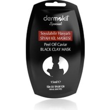 Tech Butiq Havyarlı Soyulabilir Siyah Kil Maskesi 15 ml