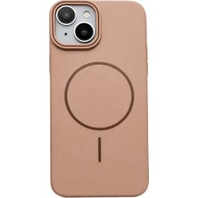 Vissona iPhone 14 Uyumlu Kamera Çıkıntılı Magsafe Wireless Şarj Özellikli Sert Sararmaz Silikon Kılıf