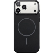 Vissona iPhone 17 Pro Max Uyumlu Kamera Çıkıntılı Magsafe Wireless Şarj Özellikli Sert Sararmaz Silikon Kılıf