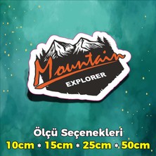 Sb Store Kamp Temalı Sticker Etiket Outdoor Adventure Camping Karavan - Model 99 - 10CM