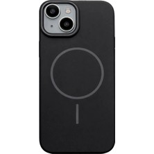 Vissona iPhone 14 Uyumlu Kamera Çıkıntılı Magsafe Wireless Şarj Özellikli Sert Sararmaz Silikon Kılıf
