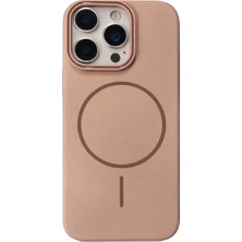 Vissona iPhone 14 Pro Uyumlu Kamera Çıkıntılı Magsafe Wireless Şarj Özellikli Sert Sararmaz Silikon Kılıf
