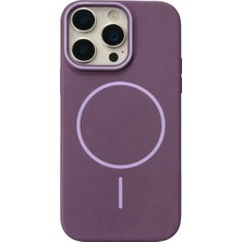 Vissona iPhone 14 Pro Uyumlu Kamera Çıkıntılı Magsafe Wireless Şarj Özellikli Sert Sararmaz Silikon Kılıf