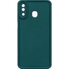 Vissona Samsung Galaxy A20 ve A30 ve M10S M20S Uyumlu Kamera Çıkıntılı Mat Silikon Telefon Kılıfı
