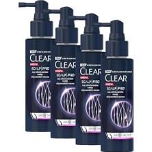 Tech Butiq Clear Men Scalp Pro Güçlendirici Serum Saç Dökülmesine Karşı 70 ml (4 Paketi)