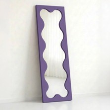 Ortakçı Design Echo Deco Flow Frame – Içi Dalgalı Boy Aynası | Modern Dekoratif Mdf Ayna 150 x 40 cm
