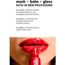 Tech Butiq Cream Co. Nemlendirici Parlatıcı 3in1 Lip Balm, Dudak Bakım, Strawberry Sorbet Kırmızı, Hyaluronik Asit Seramid