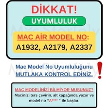 Tech Butiq MacBook Air 13 Inç Kılıfı A1932 A2179 A2337 M1 Uyumlu Sert Kapak Timsah Desenli Deri Dokulu 360° Koruma Siyah