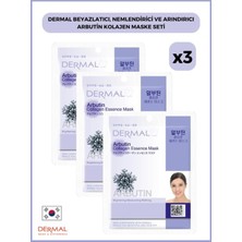 Tech Butiq Dermal Beyazlatıcı, Nemlendirici ve Arındırıcı Arbutin Kolajen Maske 23GR3 Adet
