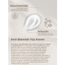 Tech Butiq Cúre De La - Anti-Blemish Care Yüz Kremi - Arbutin & Meyan Kökü Özü & Niacinamide