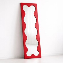 Ortakçı Design Echo Deco Flow Frame – Içi Dalgalı Boy Aynası | Modern Dekoratif Mdf Ayna 150 x 40 cm