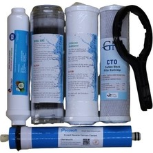 Aqua Clean Açık Kasa Su Arıtma Cihazı 5’li Set Mebranlı Ihlas ve Açık Kasa Tüm Cihazlara Uyumludur