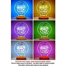 Tech Butiq 3D Halloween Hediyesi LED Lamba