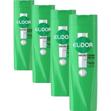 Tech Butiq Elidor Saç Bakım Şampuanı Sağlıklı Uzayan Saçlar 400 ml (4 Paketi)