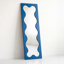 Ortakçı Design Echo Deco Flow Frame – Içi Dalgalı Boy Aynası | Modern Dekoratif Mdf Ayna 150 x 40 cm