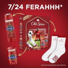 Tech Butiq Old Spice Footballer Hediye Seti: Deodorant Stick 50 Ml, Duşjeli 250 ml ve Çorap (2 Paketi)