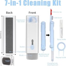 Tech Butiq 7'si 1 Arada Elektronik Temizleme Kiti, Klavye Temizleyici, Dizüstü Bilgisayar Temizleme Kiti Monitör, Cep Telefonu, Bluetooth, Kulaklık, Lego,, Dizüstü Bilgisayar Kamera