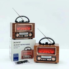 Lebron NS-901BT  Nostalji Bluetooth Radio Şömine Görüntüsü