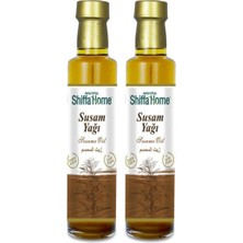 Tech Butiq Shiffa Susam Yağı 250 ml | Soğuk SIKIM%100 Doğal Saf Bitkisel Yağ | Omega, Vitamin ve Mineral Açısından Zengin | Cilt ve Saç Bakım Yağı | Masaj, Mutfak ve Aromaterapi Kullanımı (2 Paketi)