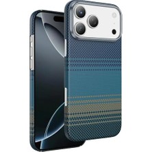 Tech Butiq - 17 Pro ile Uyumlu Kılıf ile Uyumlu Şarj Özellikli Ultra Slim Aramid Karbon Fiber Kevlar Kapak - Turuncu